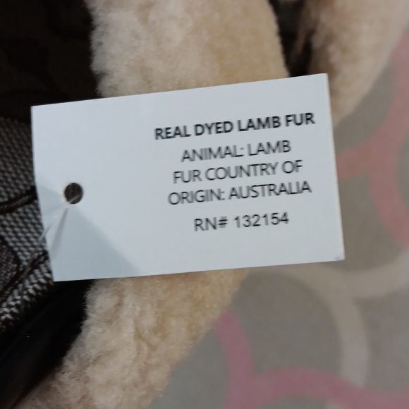 COACH TALLY LADIES SHEARLING PADDED SLINGBACK SANDALS IN SIGNATURE JACQUARD - Picture 16 of 16